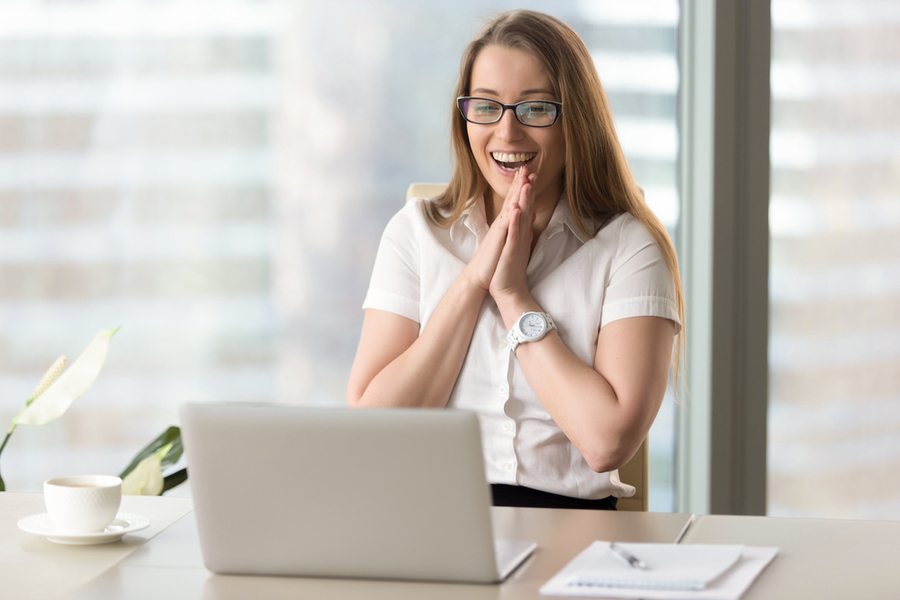 woman working on subdomain