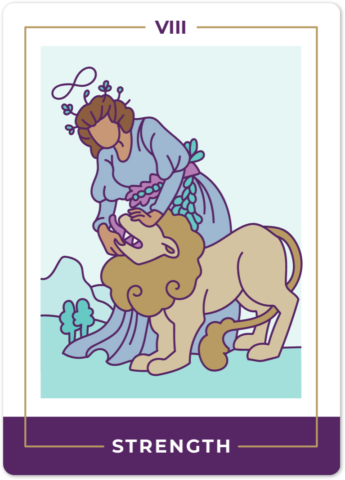 Strength Tarot Card Meanings tarot card meaning