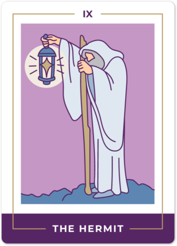 The Hermit Tarot Card Meanings tarot card meaning